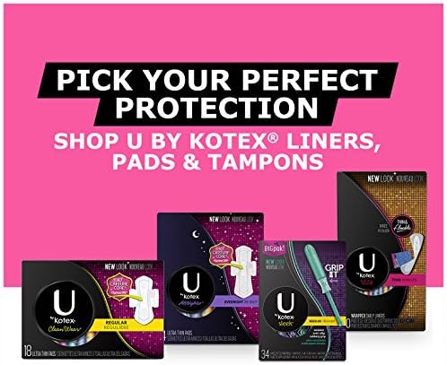 U by Kotex Barely There Liners, Light Absorbency, Unscented