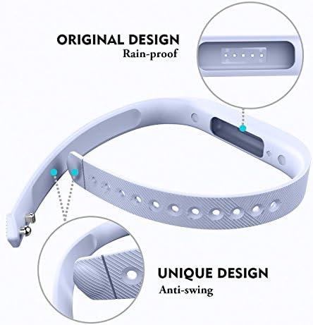 LEEFOX Compatible with Flex 2 band, Adjustable Replacement for Flex 2 Accessory Silicon Wristband w/Fastener Clasp Fitness Strap for Original Flex 2