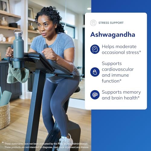 Pure Encapsulations Ashwagandha - 500 mg Ashwagandha Extract - Metabolism & Stress Support - Immune Support* - GMO Free & Vegan - 60 Capsules | 500 mg Ashwagandha Extract, Metabolism and Stress Support, Immune Support*, Non-GMO and Vegan