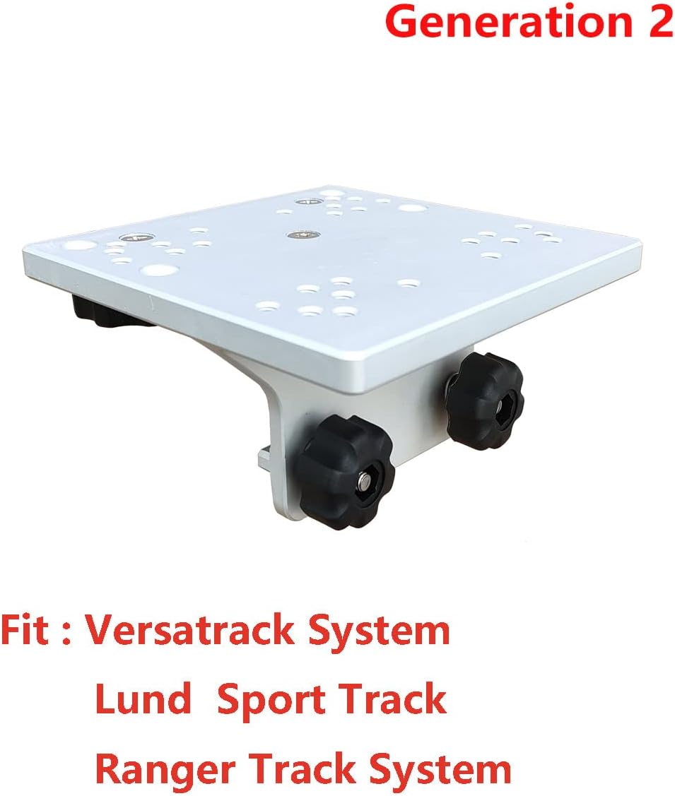 Brocraft Universal Aluminum Downrigger Bracket for 90 Degree Boat Track System/Lund Sport Track/Versatrack Track/Ranger Track(Generation 2)