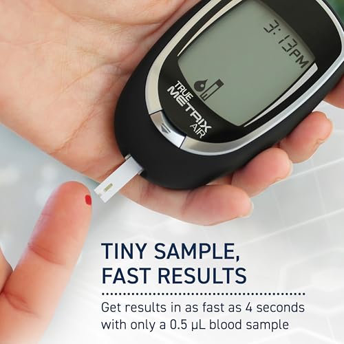 TRUE METRIX AIR Meter Kit, Glucose Monitor, Supplies, Log Book, Solution