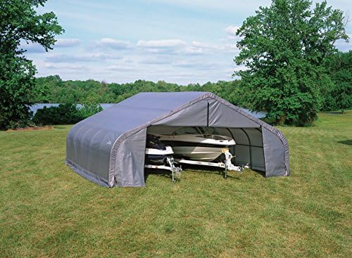 ShelterLogic ShelterCoat 22 x 20 x 1 ft Green Garage Peak