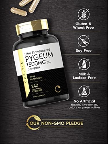 Carlyle Pygeum Supplement | 240 Capsules | with Africanum Bark Extract