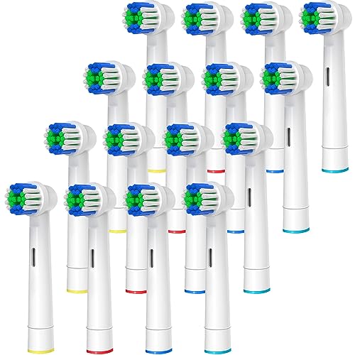Replacement Toothbrush Heads Compatible with Oral B Braun, 12 Pcs | Professional Electric Toothbrush Brush Heads, Compatible with Oral B Replacement Heads Refill, 7000/Pro 1000/9600/500/3000