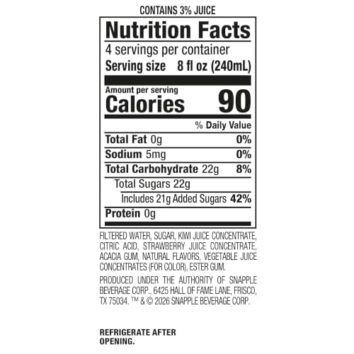 Snapple, Mango, , 16 Fl Oz
