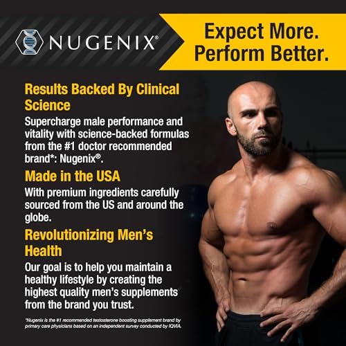 Nugenix PM ZMA - Nighttime Free Testosterone Booster for Men, 120ct | Sleep Support, Testosterone Supplement, Increase Muscle