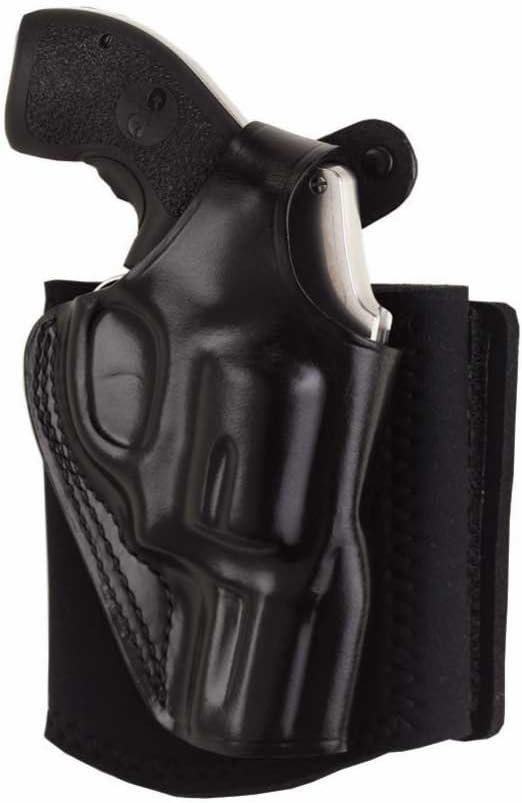 Galco Ankle Glove Leather Handgun Holster, Sig Sauer P938/Kimber Micro 9, Right Hand, Black, AG664B | Right Hand, Black, AG664B