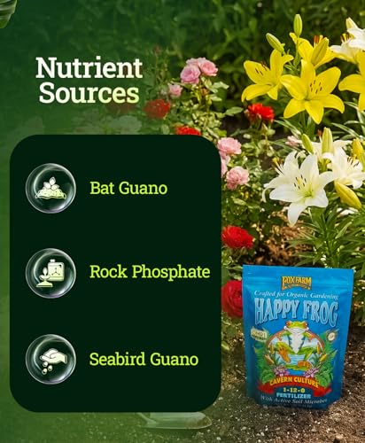 FoxFarm Happy Frog Cavern Culture Bat Guano Fertilizer - 1-12-0 Blend of Rock Phosphate