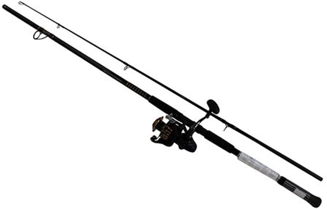 Daiwa BG4500/902MH BG Saltwater Pre-Mounted Combo, Spinning, 7 Bearings, 9' Length, 2Piece Rod, Medium/Heavy Power