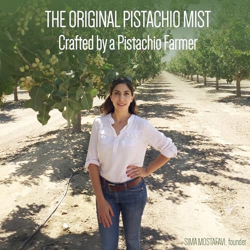 Pistaché Skincare Pistachio Oil Body Mist Spray, Biscotti Fragrance, 3.4oz