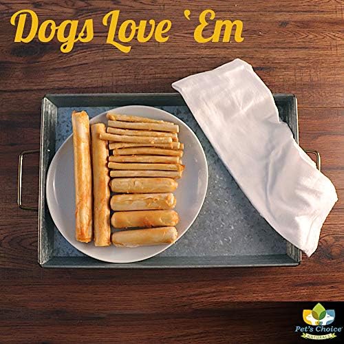 Pet’s Choice Pharmaceuticals HideNoMore, Rawhide Free Chicken Chew Treats for Dogs, 4-5" 18 ct