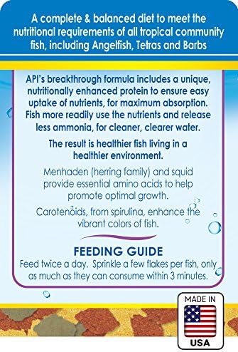 API BOTTOM FEEDER PELLETS WITH SQUID Fish Food 1.3-Ounce Container