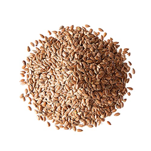 Food to Live - Brown Flax Seeds, 5 Pounds Raw Whole Flaxseed, Kosher, Vegan, Bulk. High Dietary Fiber Food. Rich in Omega-3 Fats. Great for Salads, Baked Goods, Smoothies, Oatmeal, and Yogurt.