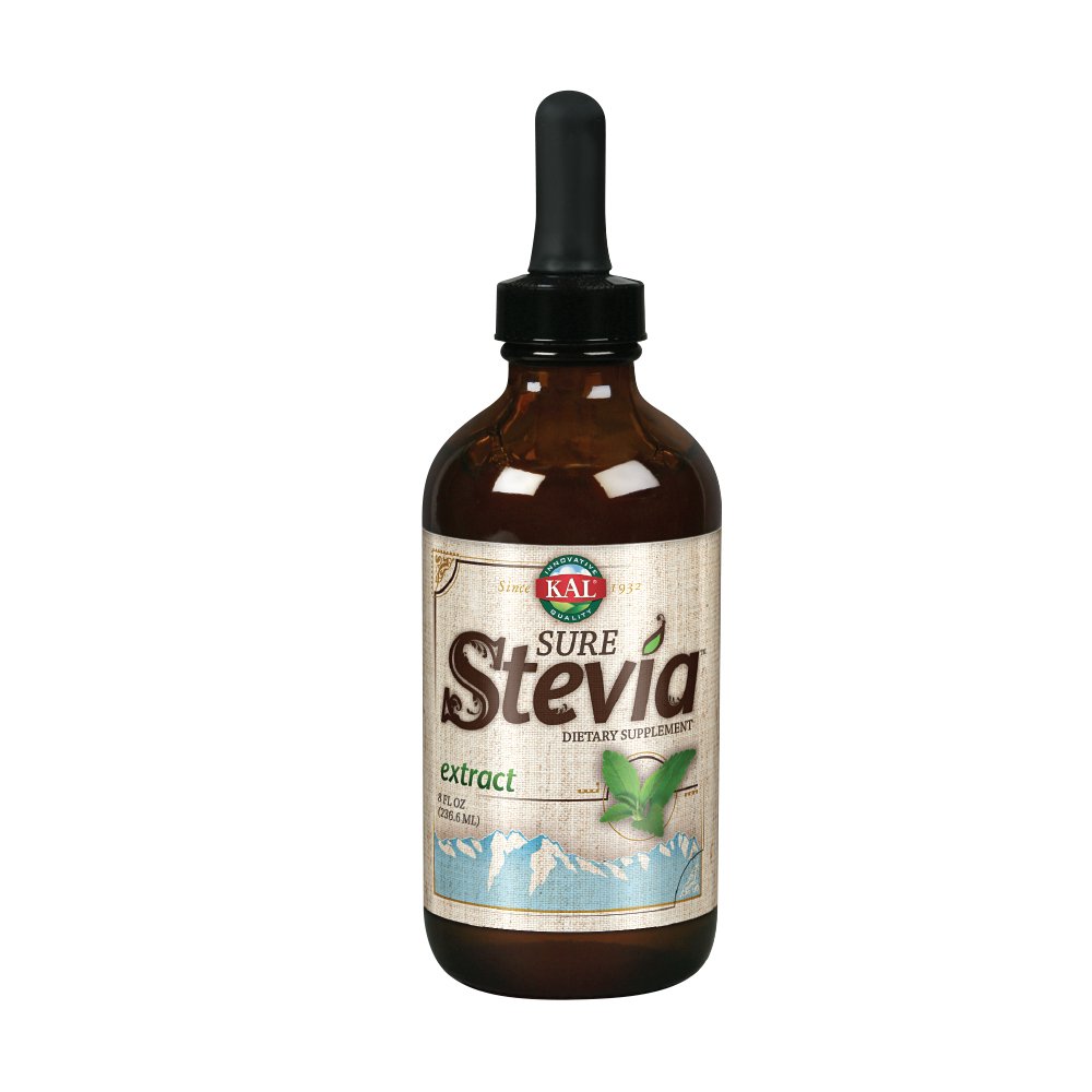 KAL Sure Stevia Extract Zero Calorie Sweetener, Low Carb, Plant Based Liquid Stevia Drops, Great Taste, Zero Sugar, Low Glycemic & Perfect for a Keto Diet, 60-Day Guarantee, Approx. 775 Servings, 4oz | Zero Calorie Sweetener - Plant Based, Low Glycemic &…