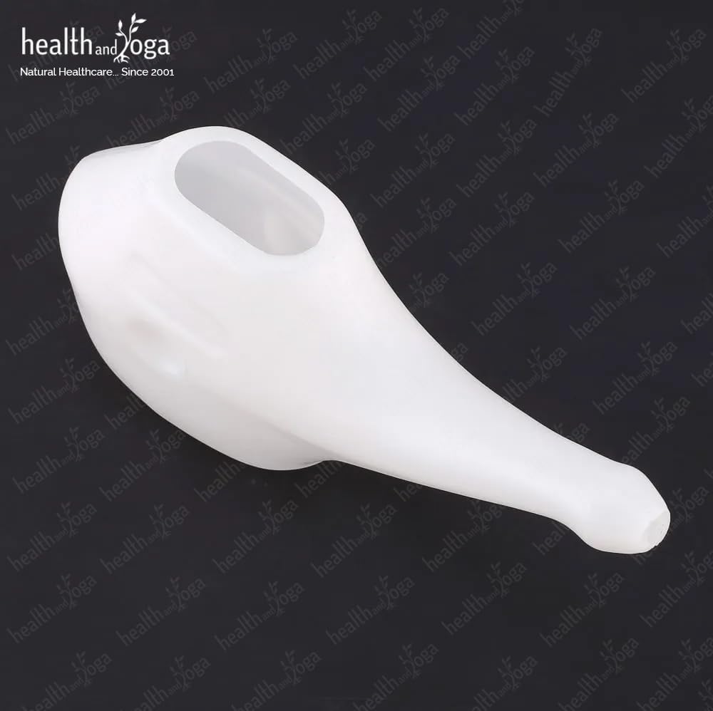 Economy, Light-Weight Neti Pot - Handy, Compact and Travel Friendly (1 Piece (White))