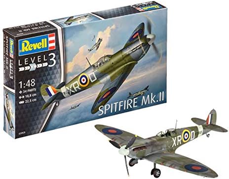 Revell Spitfire Mk.II Model Kit, 1: 48 Scale