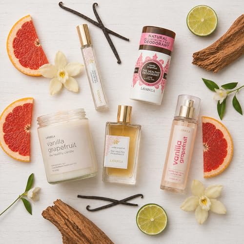 Lavanila Vanilla Grapefruit Perfume for Women, 1.7 Fl Oz | Clean Vanilla Perfume, Long Lasting Women’s Eau de Parfum with Madagascar Vanilla – Natural Fragrance, Women’s Fragrances
