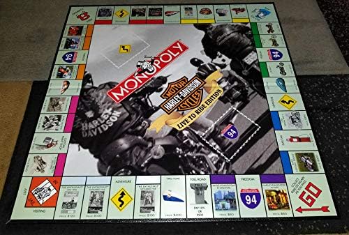 Harley-Davidson Live to Ride Collector's Edition Monopoly Board Game