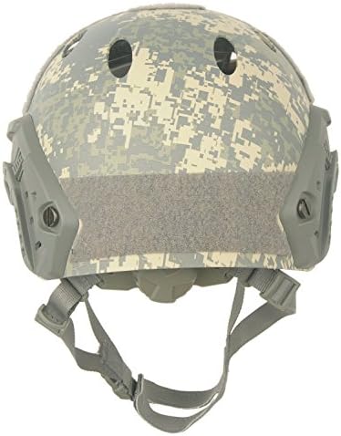 LOOGU Fast BJ Base Jump Tactical Helmet for Airsoft with 12-in-1 Headwear