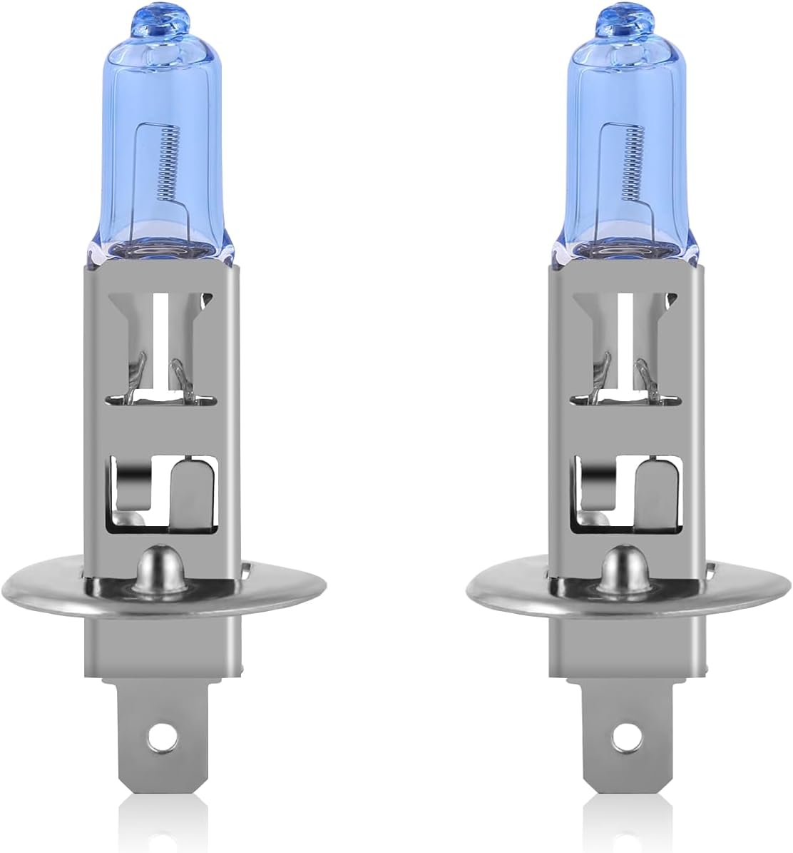 NEWBROWN H11 Headlight Bulb Halogen 5000K Super White Light Long Life Replacement PGJ19-2 12V/55W (H11, 2 Pack)
