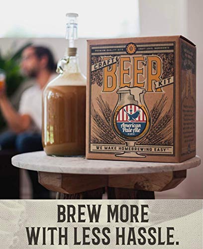 Craft a Brew - Dry Malt Extract for Brew Kit -5 Pounds Bavarian Wheat - All Purpose Base Extract - For Any Beer Style - Effective Fermentation