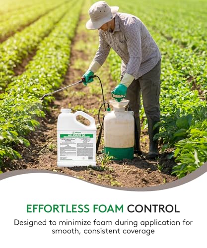 ALLIGARE 90 Nonionic Surfactant for Enhanced Spray Coverage - Low-Foam Wetting Agent for Herbicides & Insecticides- Versatile Use in Agriculture, Forestry & Aquatic Applications -2.5 Gallons