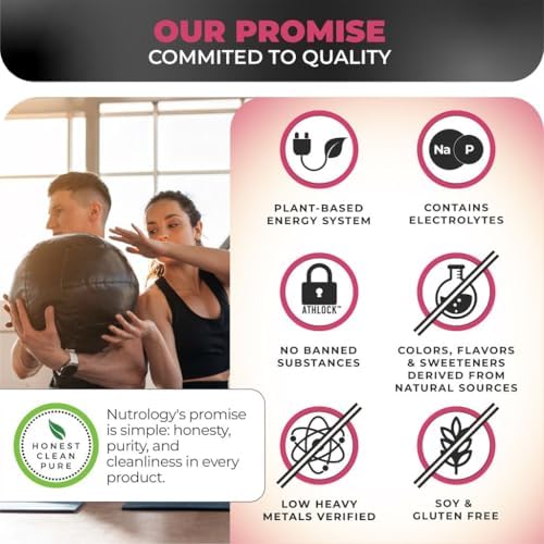 Nutrology Beet Energy O2 Pre Workout Passion Fruit Flavor - 30 Servings | Beet Juice Powder, Yerba Mate, Adaptogens, Electrolytes, Energy Support