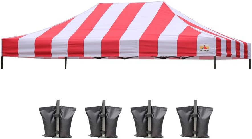 ABCCANOPY Replacement Canopy Top for Pop Up Canopy Tent 10x10 White