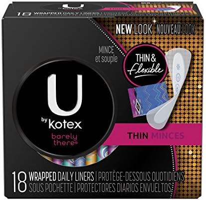 U by Kotex Barely There Liners, Light Absorbency, Unscented