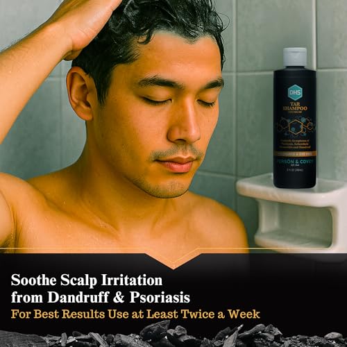 Person & Covey DHS Tar Shampoo 8 Ounce. | Therapeutic Formula, Removes Residue, Relieves Psoriasis and Seborrheic Dermatitis