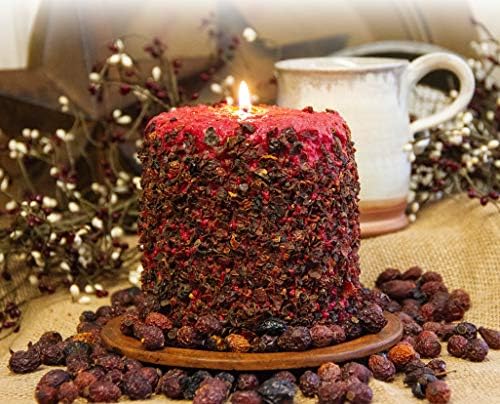 5'' Hand Dipped Country Fresh Hearth Candle (Home Spun Harvest)