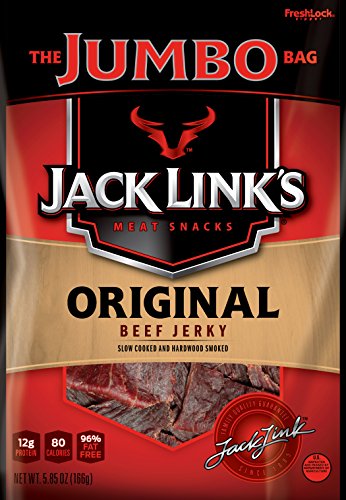 Jack Link's Teriyaki Beef Jerky Multipack - (5 Pack) 0.625 oz Bags - Ready to Eat Real Meat Protein Snacks - 7g Protein per Serving - Made with 100% Real Beef | Bags - Ready to Eat Real Meat Protein Snacks - 7g Protein per Serving - Made with 100% Real B…