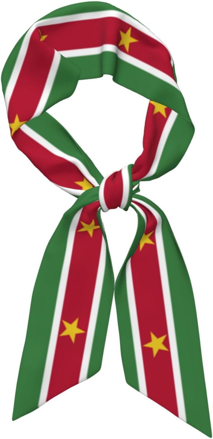 Country Flag Scarf For Women, Multi‑purpose Ribbon, Fashion Neck Hair Handbag Accessory, Versatile Bandana Headband