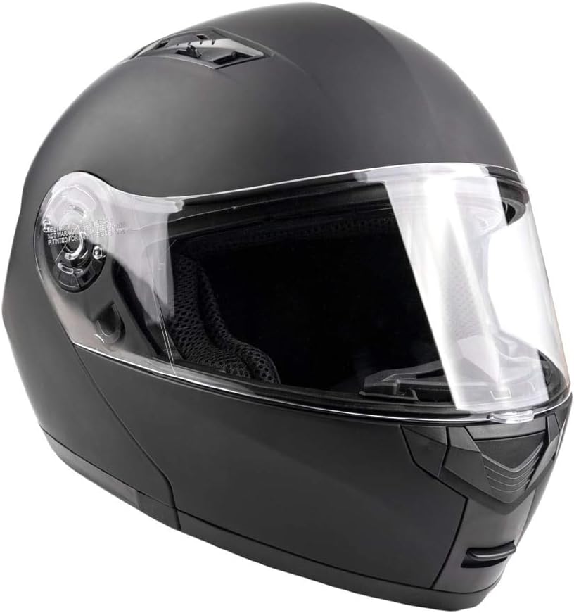 Adult Modular Motorcycle Helmet DOT w/Retractable Sunglass Full Face Flip-up Typhoon TH158