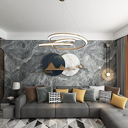 48x197inch Extra Wide Grey Marble Wallpaper Peel Stick Matte Thick Waterproof Adhesive Furniture Sticker Dark Gray Granite Textured Countertop Contact Paper Vinyl Wall Sticker for Bedroom Living Room