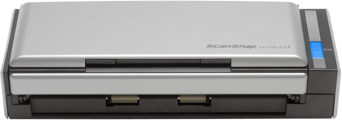 Fujitsu ScanSnap S1300i Color Duplex Document Scanner for Mac or PC, Standard