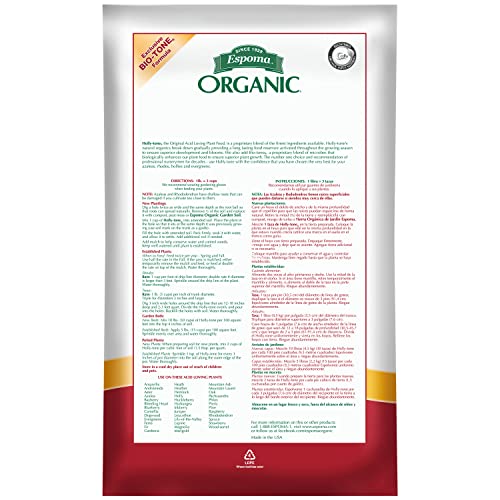 Espoma Organic Holly-Tone 4-3-4 Natural & Organic Evergreen & Azalea Plant Food, 50 lb. Bag