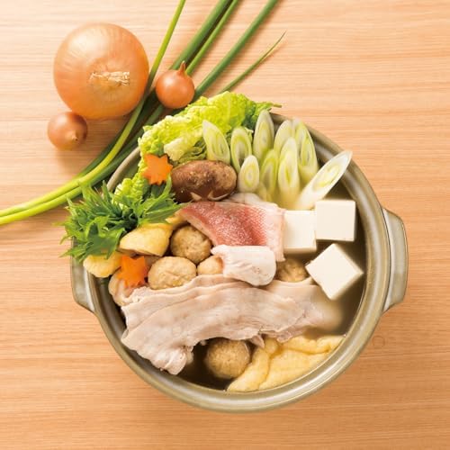 Banko Ware 52013 Ginpo Hanamishima Earthenware Pot (Deep Pot), No. 9, For 4-5 People