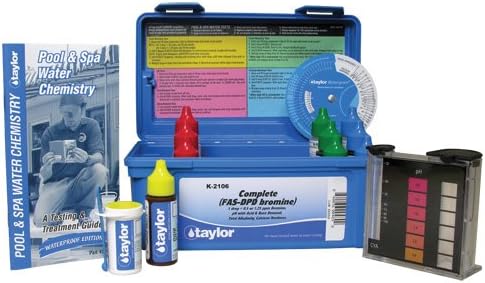 Taylor Technologies K2106 Pool Test Kit, Complete FASDPD Measure Free amp; Combined Chlorine w/o Color Matching