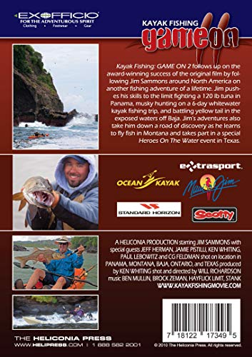 Kayak Fishing: Game On 2: Another Epic Fishing Adventure with Jim Sammons: Panama, Montana, Baja, Canada, Texas - Heliconia