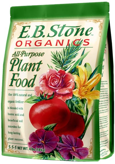 EB Stone Organic All-Purpose 5-5-5 Plant Food 4lb