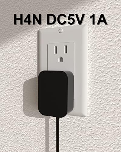 Replacement for Zoom H4N Power Adapter Compatible with Zoom H4n Pro, R16, AD-14, ARQ AR-96, AR-48, UAC-2, Q3, Q3HD and R24 Power Supply (5V, 5.9ft)
