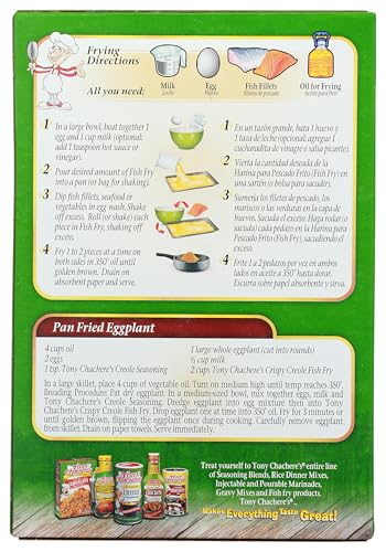Tony Chachere's Crispy Fish Fry Mix 10 Oz.
