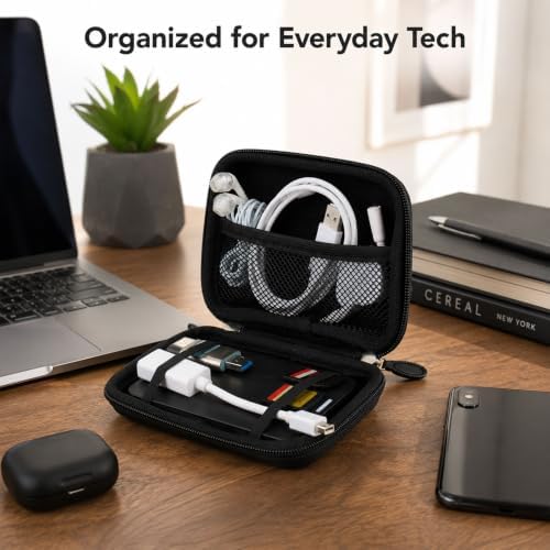 Vangoddy Premium Hard Shell Protective Case for Voice Caddie Swing SC100 and SC200 Swing Caddie