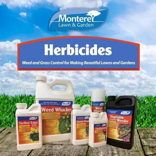 Monterey - Weed Whacker Weed Killer - Selective Broadleaf Weed Killer for Lawns - Kills 140+ Weed Types - Apply Using Sprayer - 1 Quart Concentrate