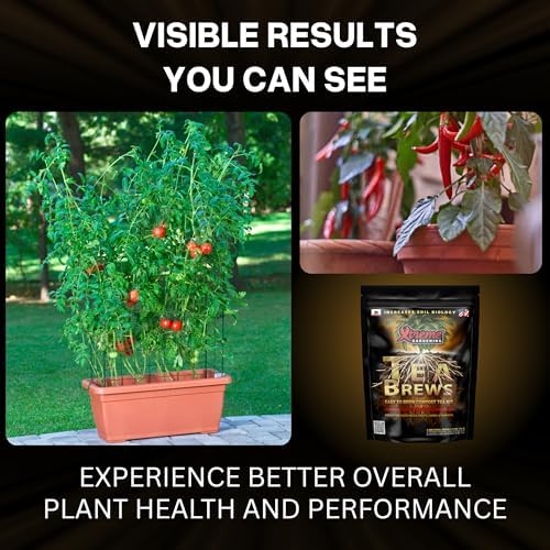 Xtreme Gardening Xtreme Tea Brews – Compost Tea Kit, 2-Pack 80g Pouches, Each Brews 5 Gallons, Bloom Booster & Yield Booster with Worm Castings & Microbe Food Pack, Works with Any Fertilizer Program