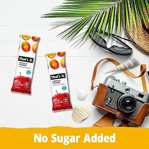 That’s it. Fruit Bars Variety Pack (20 Pack) | 100% Natural Fruit Snacks, Gluten-Free, Vegan & Low Carb | Healthy Snack Bars – Strawberry, Mango