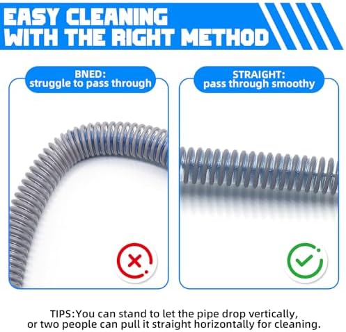 CPAP Hose Brush Durable cpap Tube and Mask Cleaning Brush, 7-Foot CPAP Hose Cleaner for 19mm(Standard 22mm), 15mm Diameter Tubes
