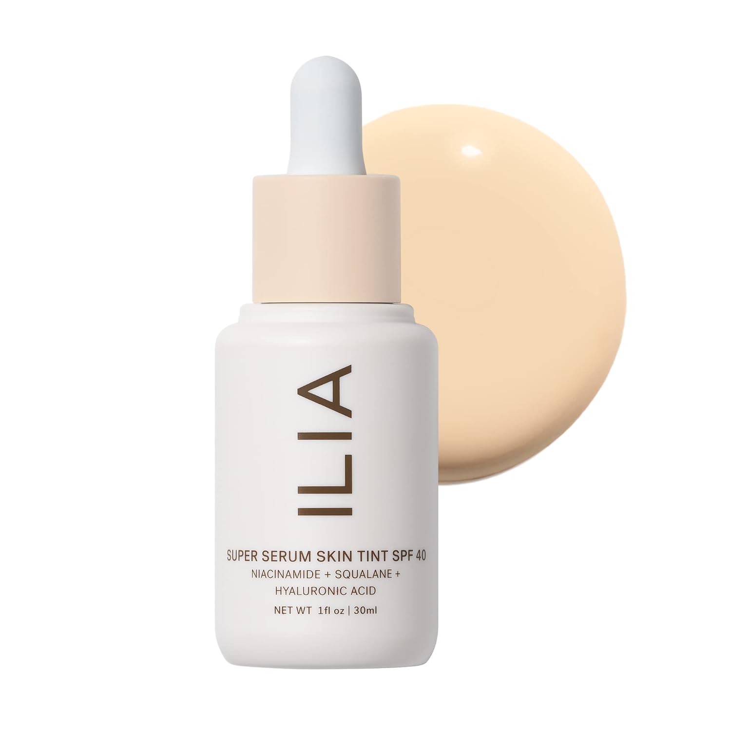 ILIA - Super Serum Skin Tint SPF 40 (Diaz ST7, 1 fl oz | 30 ml)