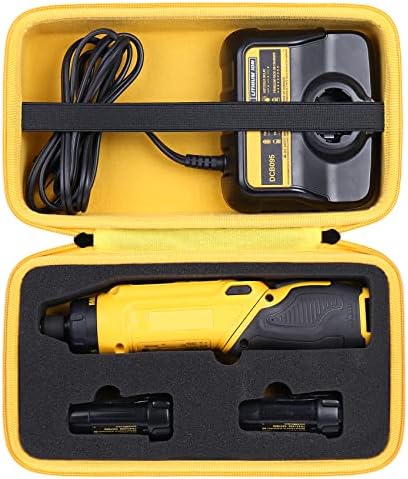 khanka Hard Storage Case for Dewalt DCF682N1/DCF680N2 Screwdriver | EVA Hard Shell, Accessory Storage Pocket, Workshop Tool Storage
